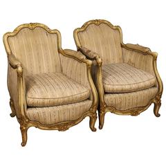 20th Century Pair of French Armchairs in Louis XV Style 6