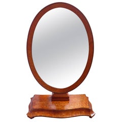 Rare Victorian Amboyna Dressing Table Mirror Rare Victorian Amboyna Dressing Table Mirror