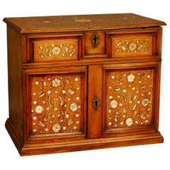 17th Century Walnut Table Cabinet