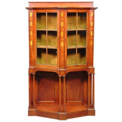 Arts and Crafts Mahogany Display Cabinet designed by G M Ellwood