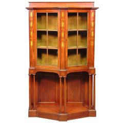 Arts and Crafts Mahogany Display Cabinet designed by G M Ellwood 10