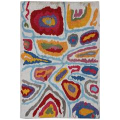 Modern Turkish Angora Tulu Rug 9
