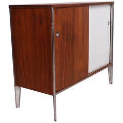 Mid-Century Modern Cabinet Walnut Plywood Eames Nelson Era 6