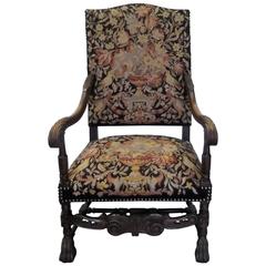 Late 19th Century English Lolling Armchair