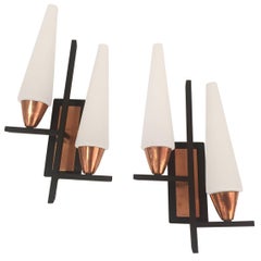 Pair of Mid-Century Wall Sconces