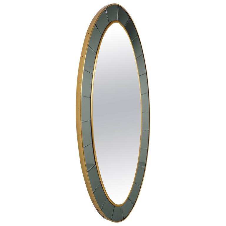 1930s Full Length Brass Folding Mirror For Sale at 1stdibs