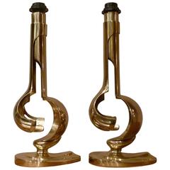 Pair of 1970s Table Lamps, French Work 4