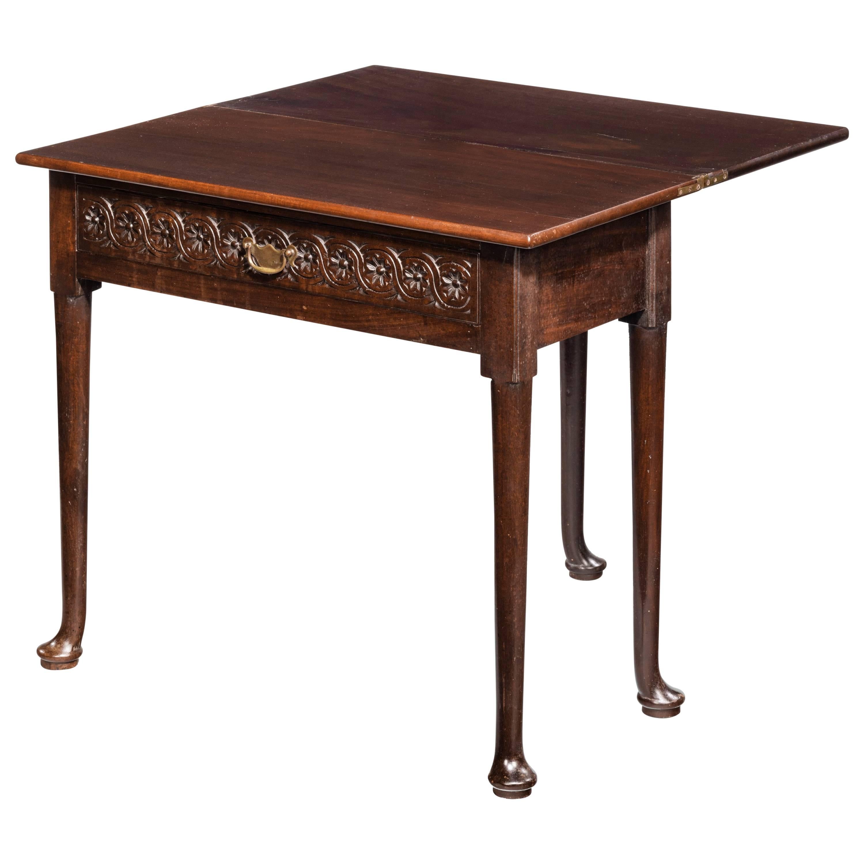 18th Century Antique Mahogany George III Tea Table at 1stDibs