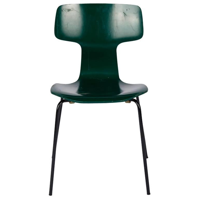 Mid-Century Modern T Chair by Arne Jacobsen, 1973 Edition For Sale