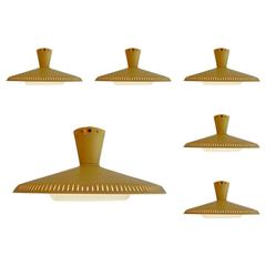 Model 'NB93' Ceiling Lamp by Louis Kalff for Philips. Netherlands, Late 1950s 5