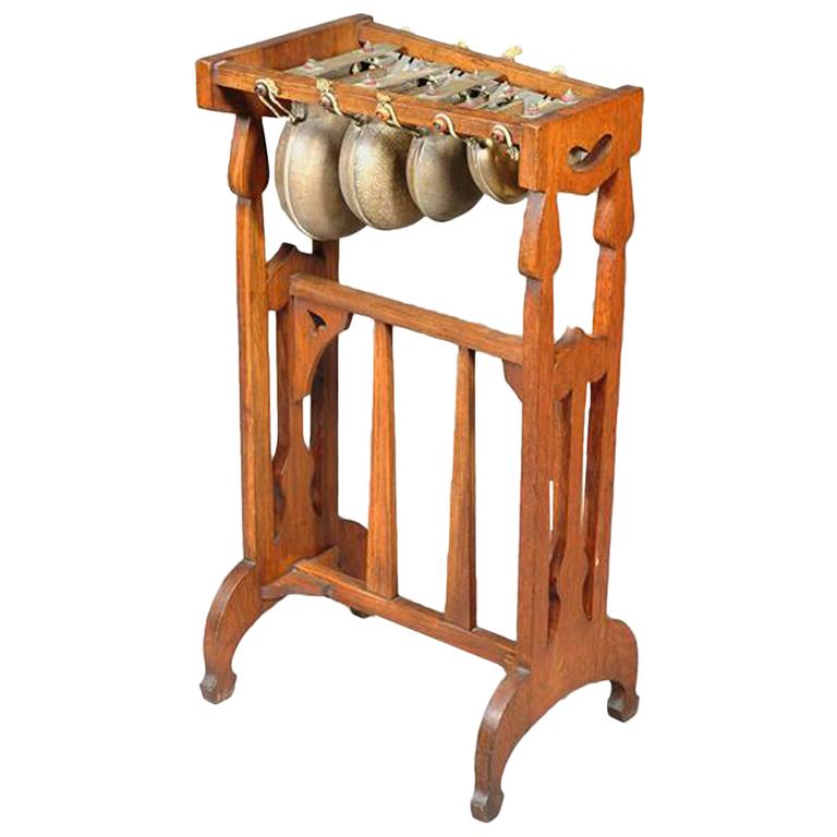 Arts and Crafts Oak Xylophone attributed to George Walton For Sale