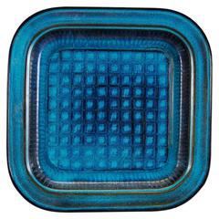 Wilhelm Kåge Turquoise Farsta Plate, Sweden, 1931