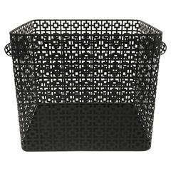 Striking Galvanized Steel Wastepaper Basket 9