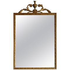 Adams Gilt Gesso and Wood Mirror