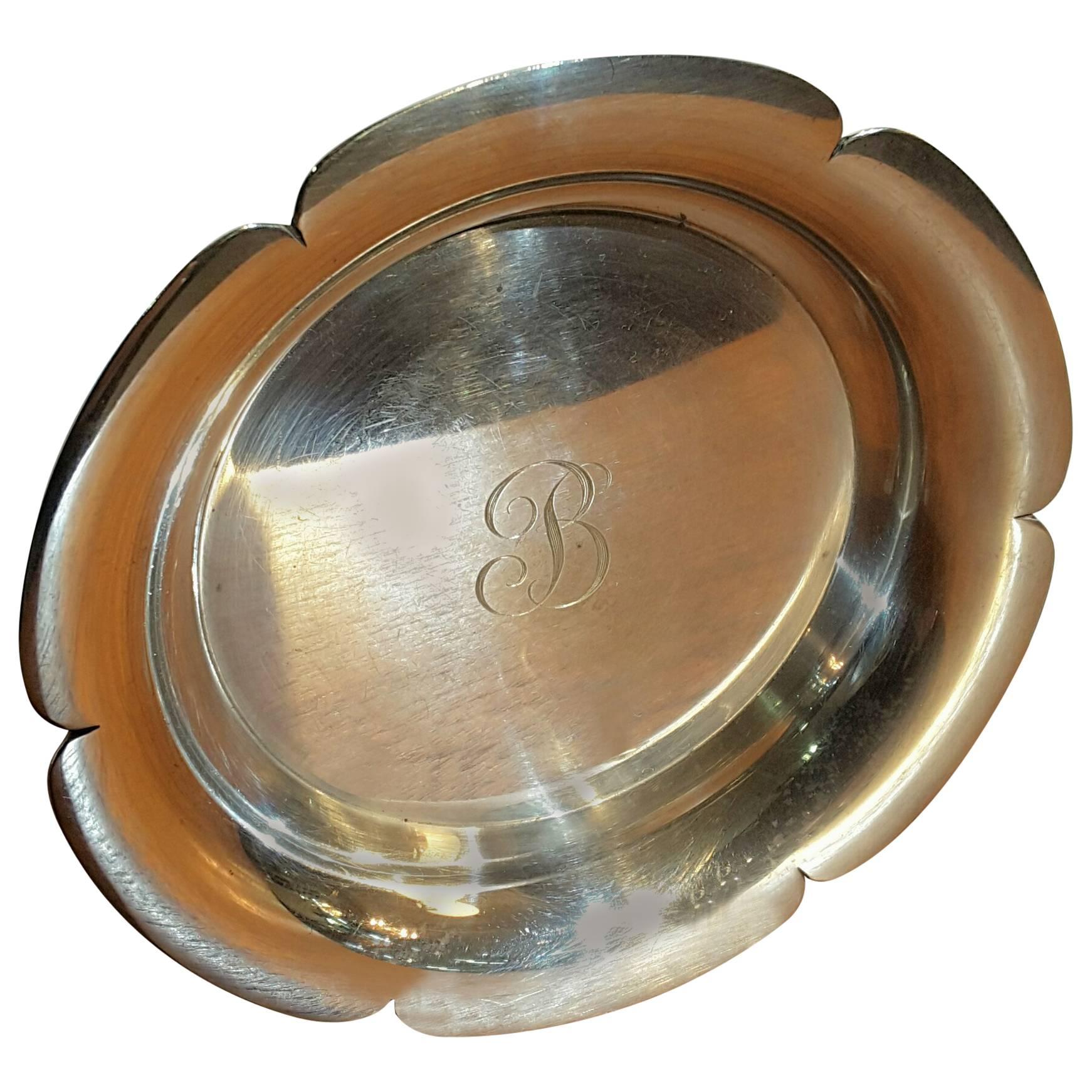 J.E. Caldwell 
Co. Sterling Silver Wine Bottle Coaster