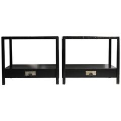 Michael Taylor End Tables or Nightstands for Baker, New World Collection