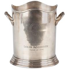 Vintage French Art Deco Roederer Champagne Ice Bucket, 1930s