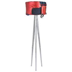 Unique Handmade Bohemian Rock & Roll Style Vintage Denim Floor Lamp 10