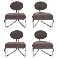 Pair of Italian Lounge Chairs 9