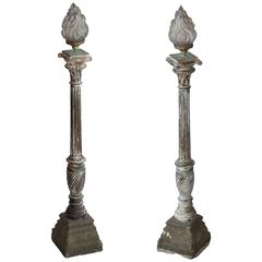 Pair of 19th Century Neoclassical Lamps