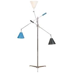 Triennale Floor Lamp by Angelo Lelii for Arredoluce