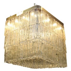 Grand Mid-Century Murano Chandelier Made by Mazzega