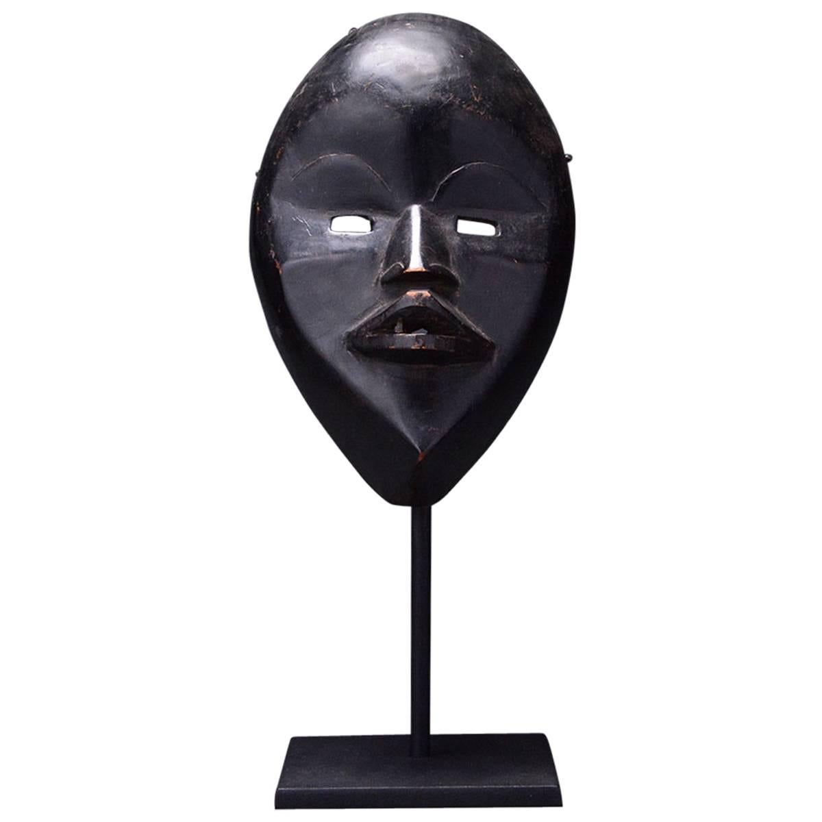 African Dan Wooden Mask from the Ivory Coast For Sale