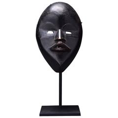 Retro African Dan Wooden Mask from the Ivory Coast