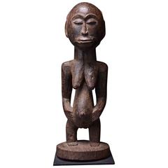 African Hemba Wooden Sculpture of a Woman