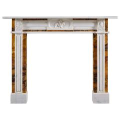 Antique Regency Period Marriage Fireplace Mantle 1