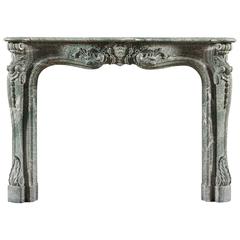 Antique Louis XV, William IV Revival Fireplace Mantle 8