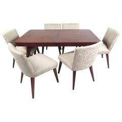Mid-Century Modern Vladimir Kagan Style Sculptural Dining Set 5