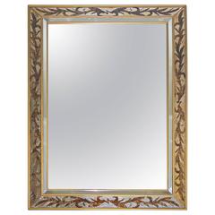 Large Eglomise Gilt Wall Mirror