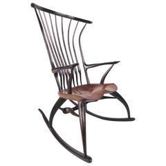 Sculptural Windsor Rocking Chair by Joe Graham for Lenox Workshop