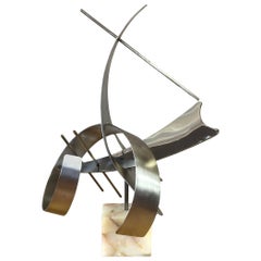 Used Monumental Abstract Steel Sculpture by Curtis Jeré