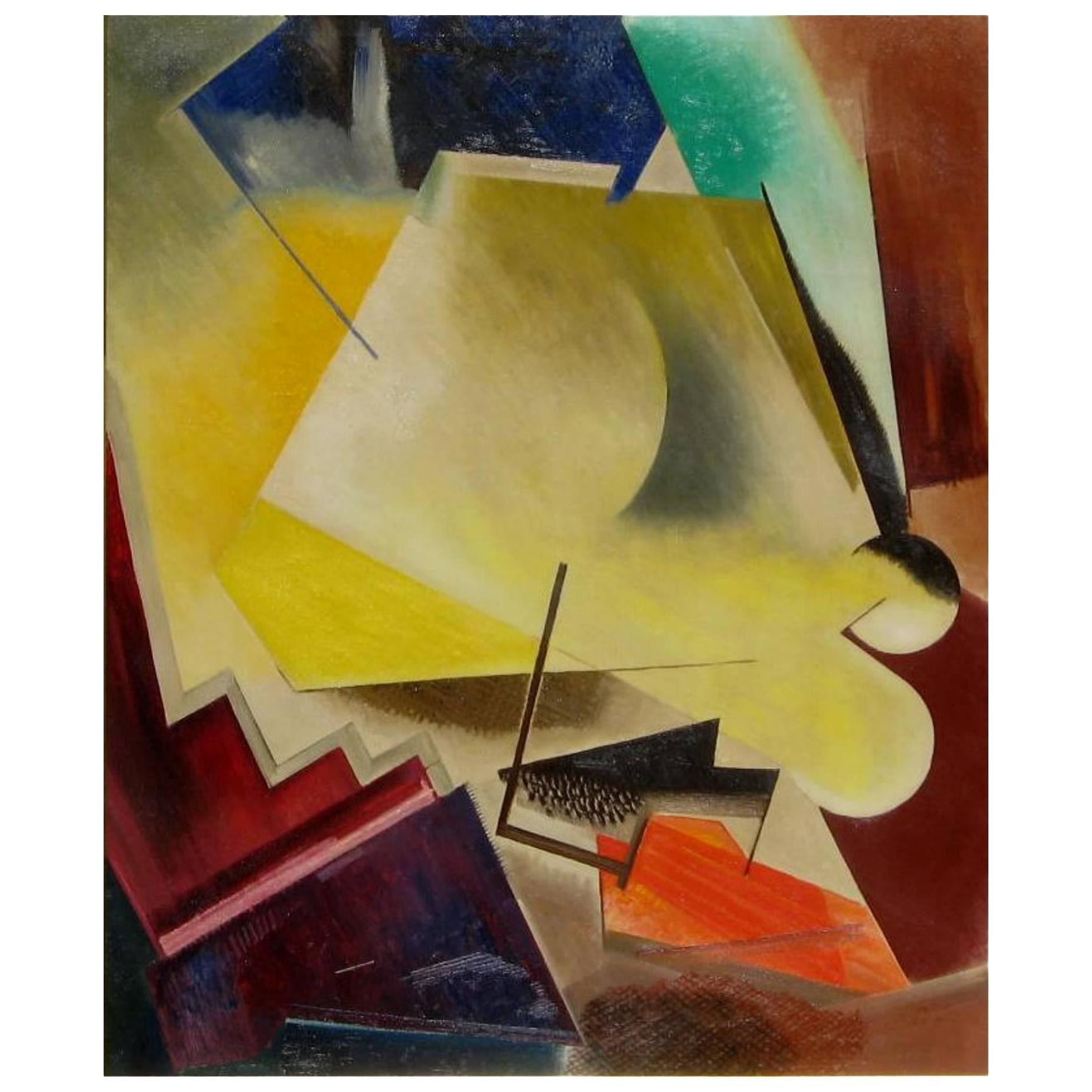 Fritz Pfeiffer Abstract Painting, 1946