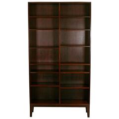 Vintage Danish Tall Rosewood Bookcase