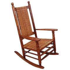 Antique Early 20th Century Adirondack Rocking Chair