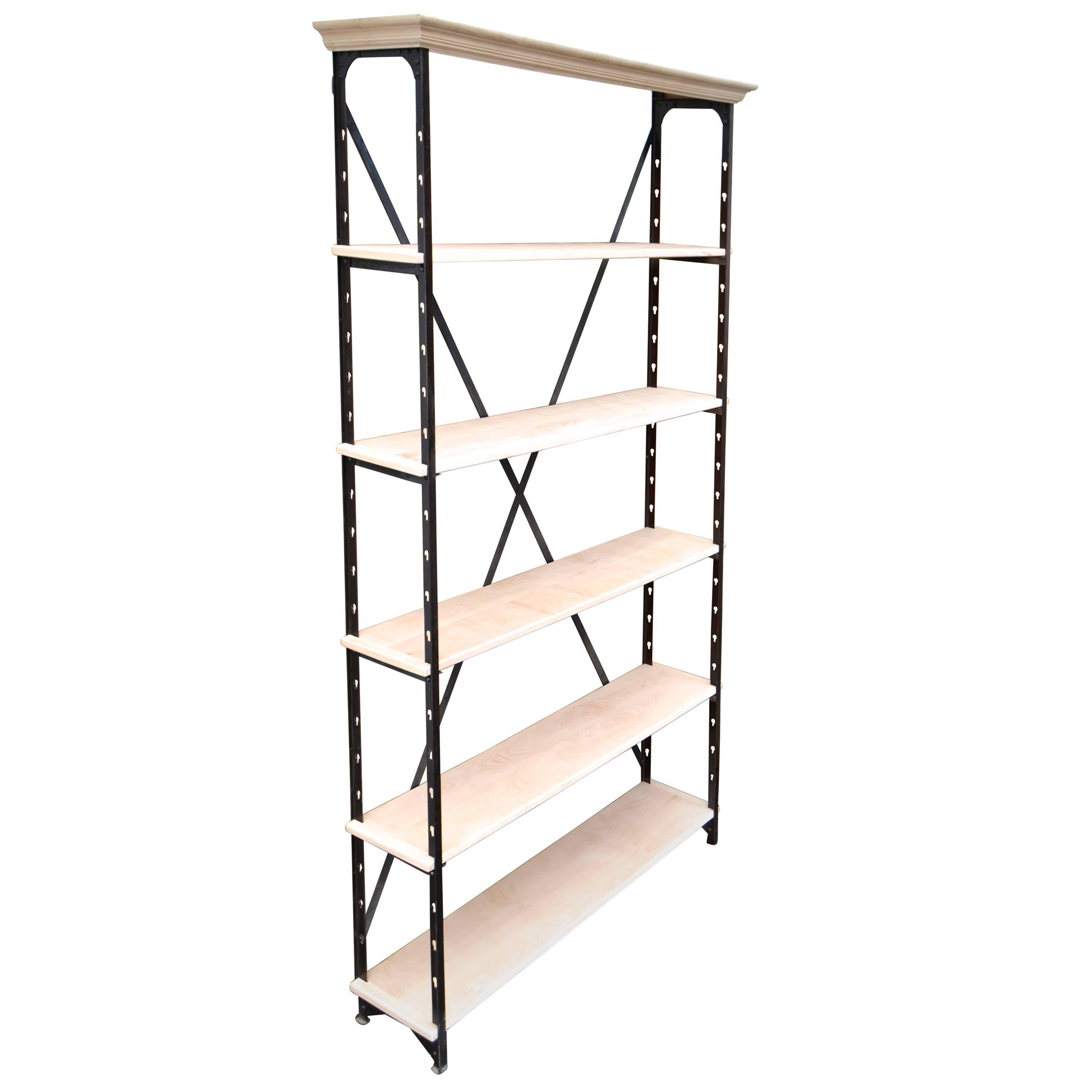 Industrial Shelf from a Former French Hardware Store from Lyon For Sale