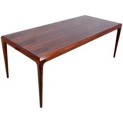 Rosewood Coffee Table by Johannes Anderson, Denmark, circa 1960