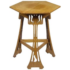 Arts and Crafts Liberty and Co 'Sigebert' Oak Side Table