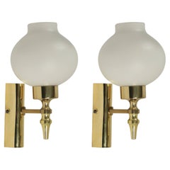 1960s Pair of Sconces Attributed to Stilnovo