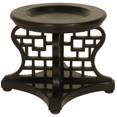 Antique A Rare Anglo-Japanese Ebonized Ginger Jar Stand