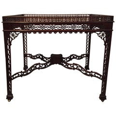 Antique Chinese Chippendale Mahogany Tea/Coffee Table, circa 1790