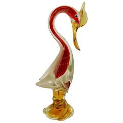 Murano Multicolored Bird Sculpture 11