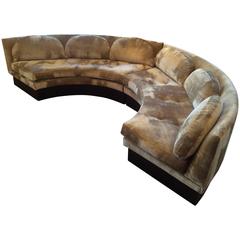 Vintage Curved Sectional Sofa by Adrian Pearsall for Craft Associates