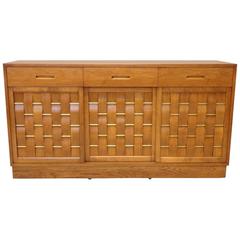 Edward Wormley Dunbar Woven Front Credenza 6