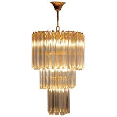 Sophisticated Venini Murano Glass Chandelier, Italy, 1960s 7