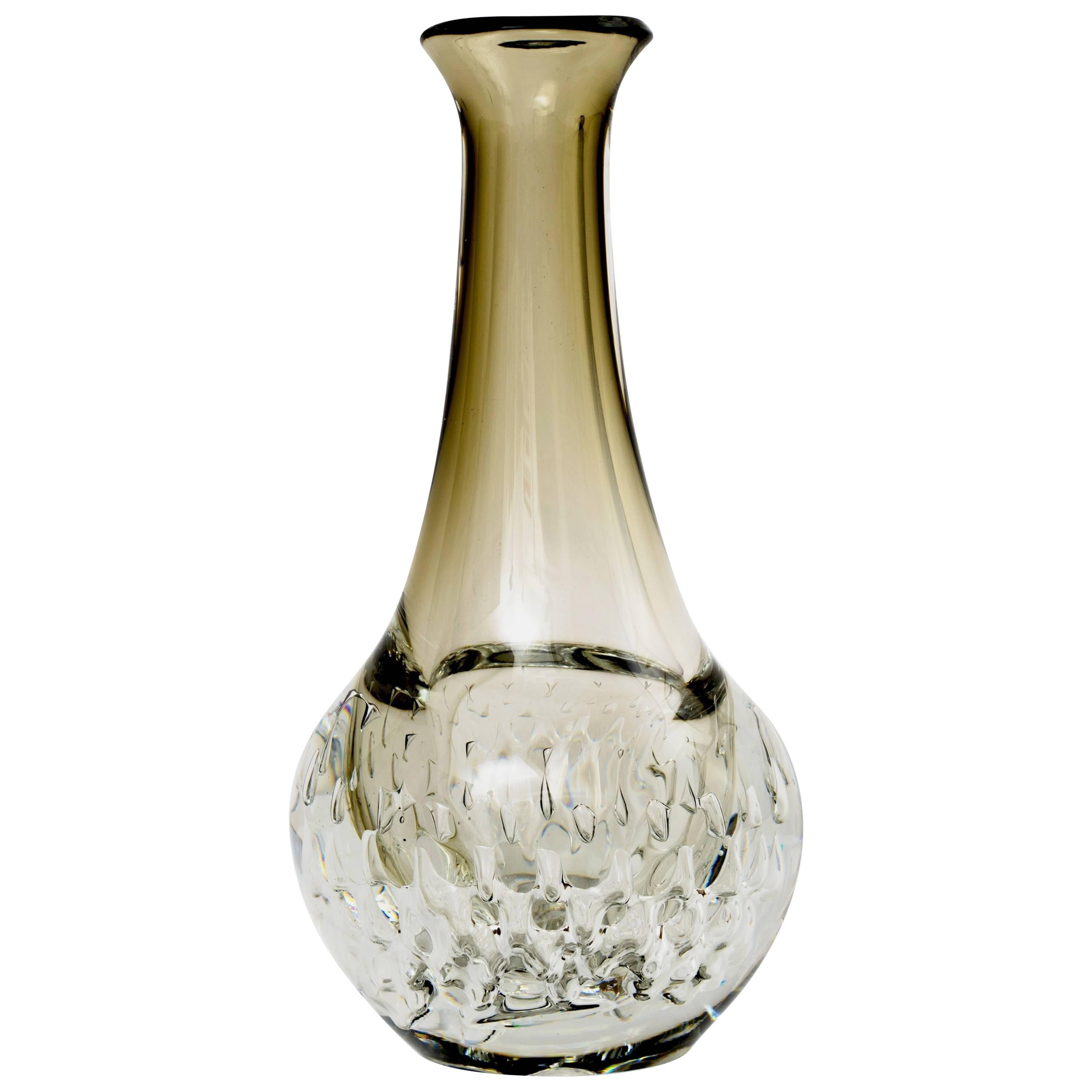 1980s German Bubble Glass Vase