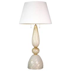 Large "Polvera D'oro" Murano Glass Lamp 11